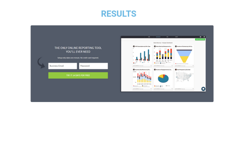 A Reporting Tool Web Application screenshot 3